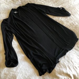 Black Cardigan Blouse